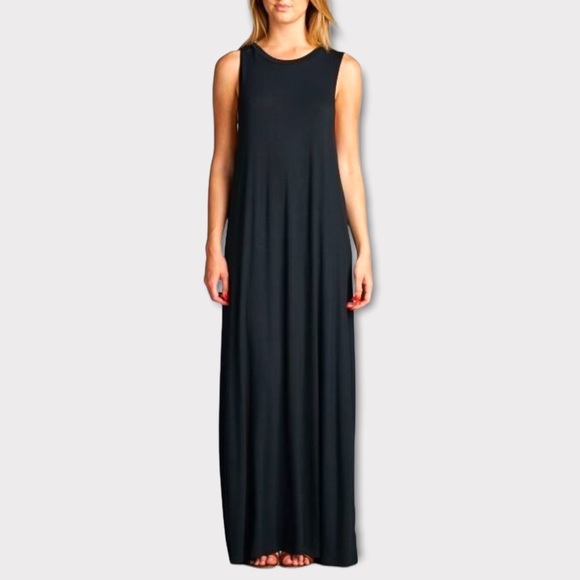 CHERISH | Black Maxi Dress Size S - Picture 1 of 8